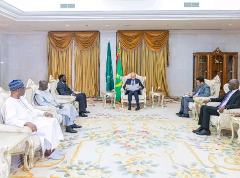 Nouakchott : Ould Ghazouani reçoit un message écrit de son homologue gambien