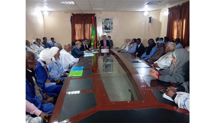 Le wali de Dakhlet-Nouadhibou : Tenue d’une réunion préparatoire au lancement de la campagne maraîchère à Nouadhibou