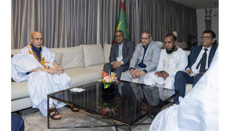 Le Président de la République et Président de l’Union Africaine : Rencontre avec les représentants des bureaux de la communauté mauritanienne en Côte d’Ivoire