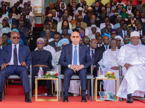 Avec d'autres dirigeants africains Ghazwani participe aux célébrations de la fête nationale du Sénégal