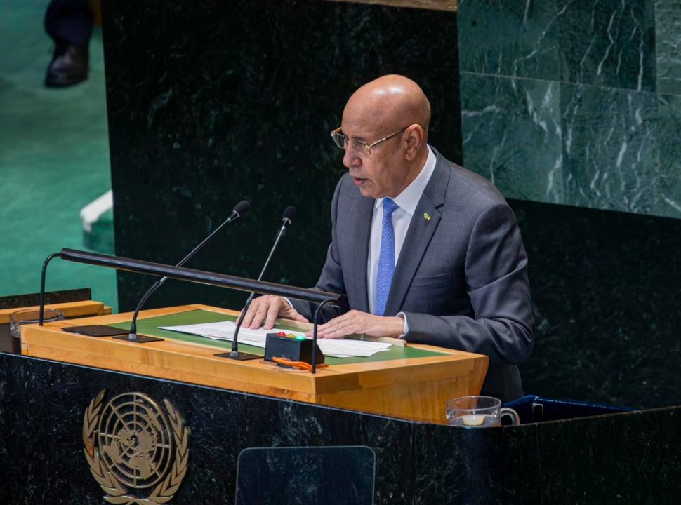 Ould Cheikh Ghazouani : La Mauritanie a travaillé dur pour lutter contre le terrorisme et la pauvreté