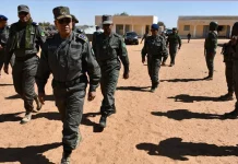 Le chef d'état-major de la Garde nationale inspecte les unités de combat stationnées à la frontière orientale du pays