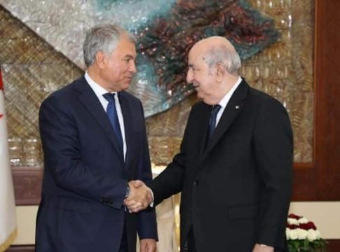Visite du président de la Douma en Algérie
