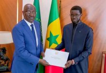 Ould Merzoug remet au président sénégalais une lettre de Ould Ghazouani.