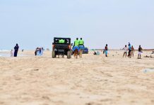 La gendarmerie intensifie ses patrouilles de sécurité sur les plages de Nouakchott pendant l'Aïd el-Fitr