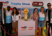 "La CAF présente la maquette de la Coupe d'Afrique des Nations 2025 au public à Kigali