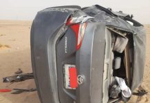 Décès et plusieurs blessés suite à un accident de la route près de l'entrée de Nouadhibou