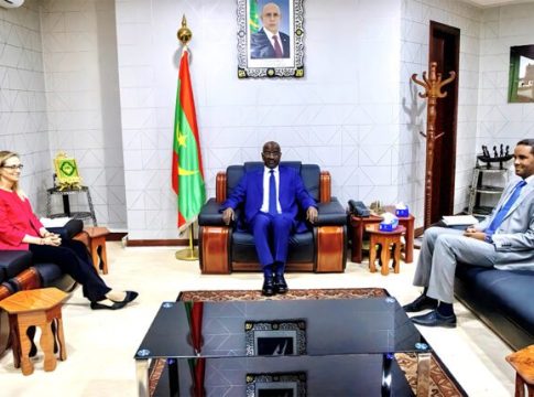 Ould Marzoug reçoit l'ambassadrice des Etats-Unis à Nouakchott
