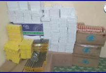 Interception de la contrebande de produits cosmétiques interdits à bord d'un bus de transport public à Aleg