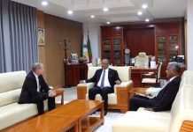Ould cheikh Ahmed discute avec l'ambassadeur allemand des moyens de renforcer et de développer les relations économiques