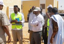 Le délégué de la TAAZOUR visite les établissements scolaires en construction dans les trois wilayats de Nouakchott