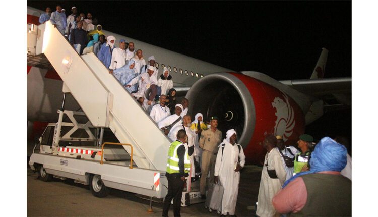 Nouakchott : le septième contingent des pèlerins mauritaniens est Rentré à Nouakchott
