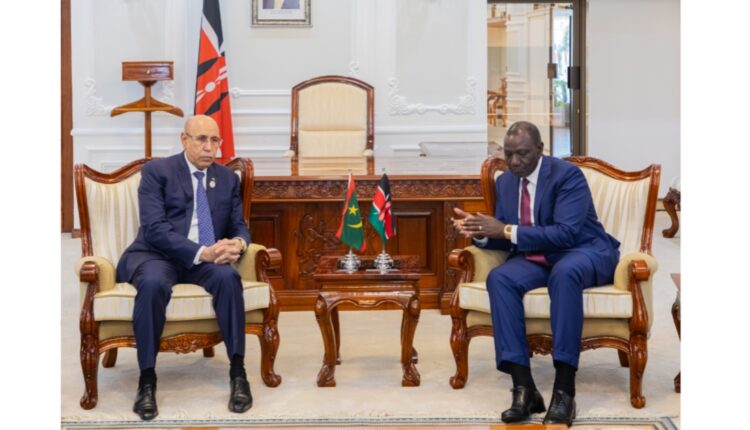 NAIROBIE : Rencontre du président de la République, Président de l’Union africaine et le président Kenyan