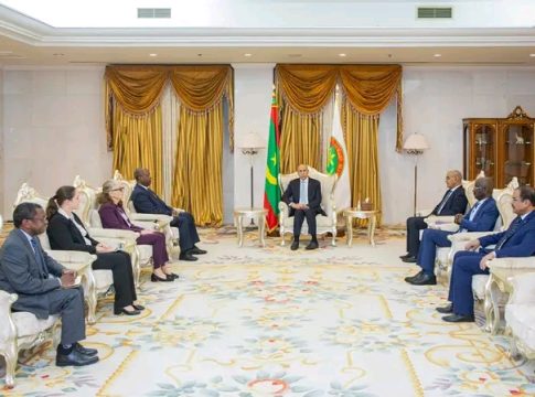 Nouakchott : Ould Ghazouani rencontre une délégation de l'ONU