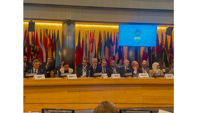 La Mauritanie participe à la réunion des gouverneurs arabes avec le président de la Banque mondiale