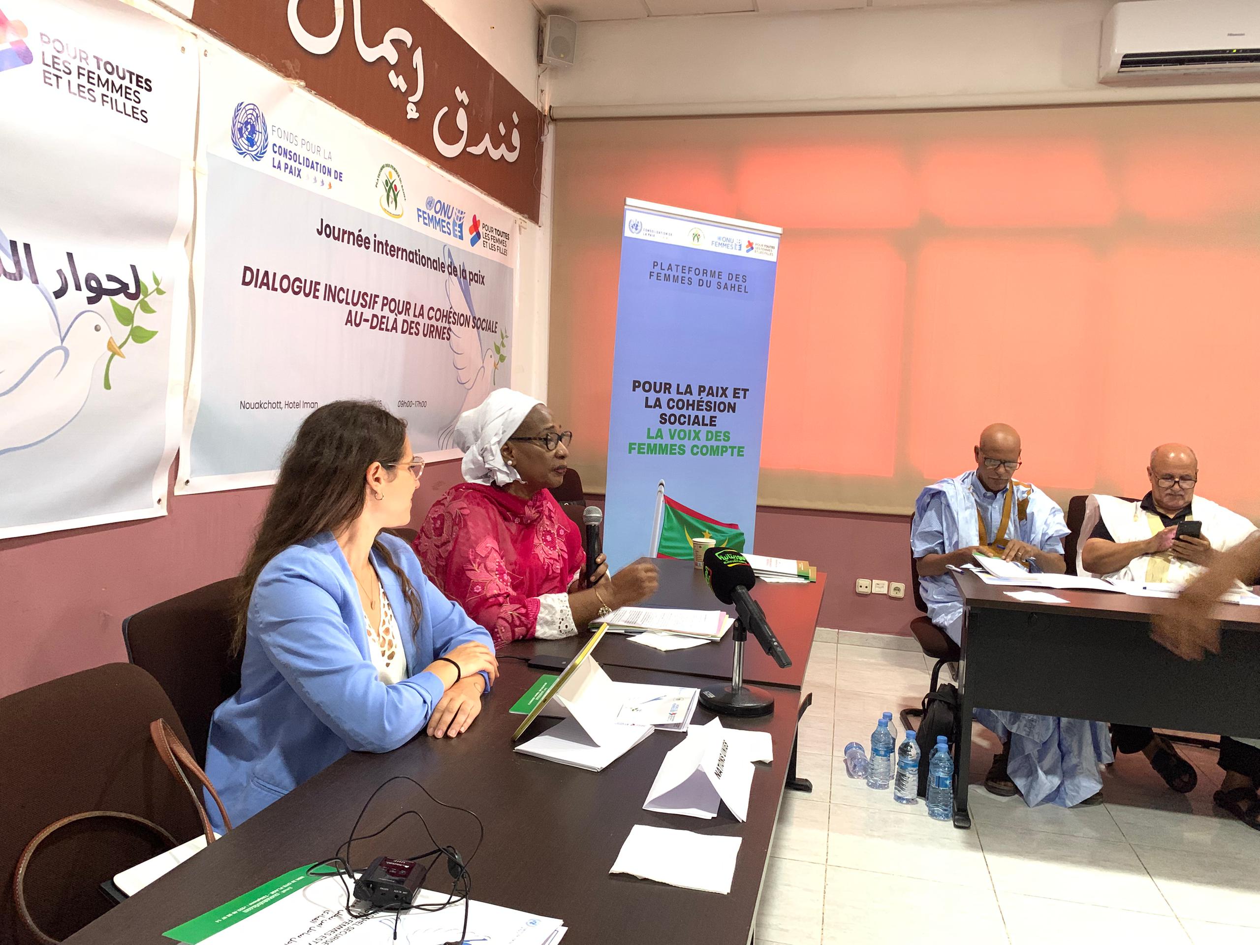 Dialogue inclusif et cohésion sociale en Mauritanie : La Plateforme des femmes du Sahel apporte sa pierre à l’édifice