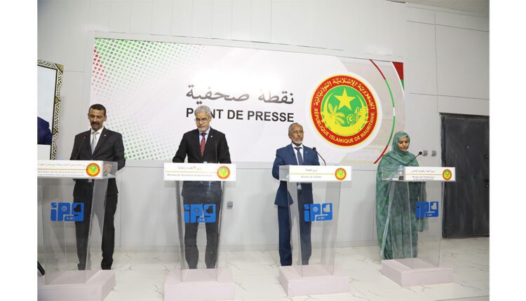 Nouakchott : Tenue d’un point de presse par certains membres du gouvernement