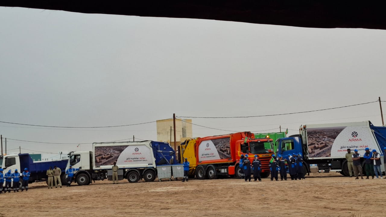 Gestion des déchets de la ville de Nouakchott : « ARMA » renforce ses capacités logistiques