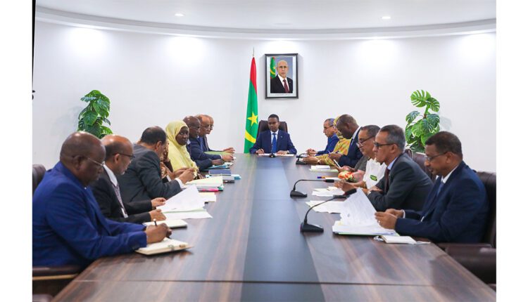 Le premier ministre préside une réunion du comité interministériel chargé du suivi de l’orpaillage à Nouakchott