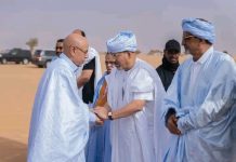 Ould Ghazouani revient à Nouakchott à l'issue de sa visite aux wilayas de l'Adrar et de l'Inchiri