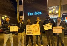 Le mouvement "Kevana" organise un sit-in devant la résidence de Ghazouani à Bruxelles.