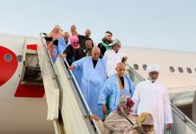 Nouakchott:Arrivée du premier contingent de pèlerins mauritaniens