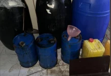 Un ivrogne conduit la police à la découverte d'une fabrique clandestine d'alcool à Tafrak Zeina