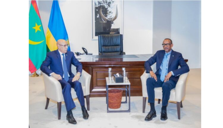 Kigali : Entretien du président de la République, Président de l’Union africaine avec le président rwandais