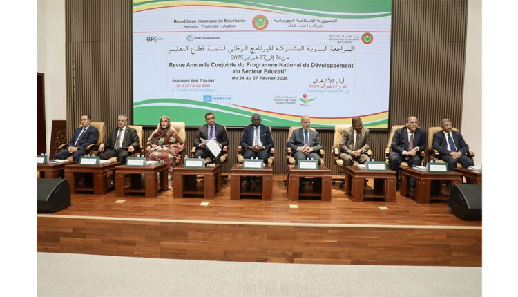 Nouakchott : Le ministère de l’économie et des finances organise un atelier sur la revue annuelle conjointe du Programme national de développement du secteur de l’éducation