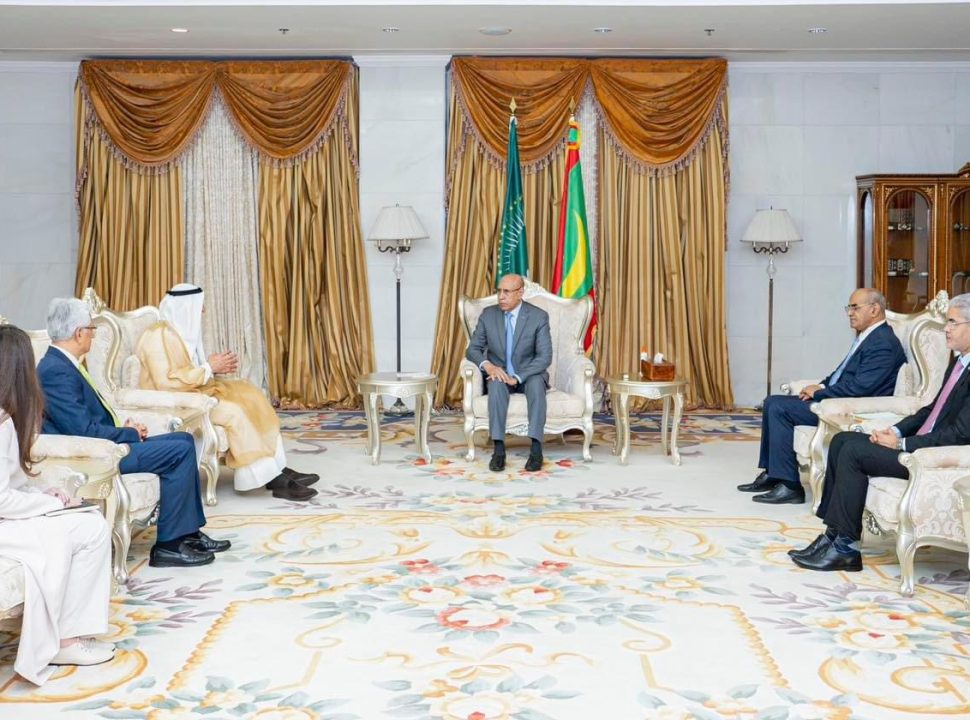 Ould Ghazouani discute des moyens de renforcer la coopération avec le Fonds arabe pour le développement économique