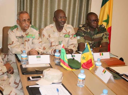 Rosso : Une réunion sécuritaire des commandants militaires frontaliers mauritaniens et sénégalais