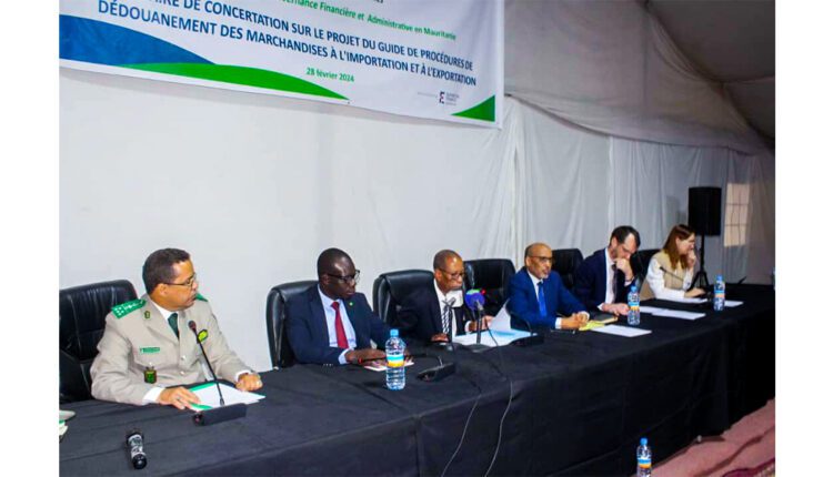 Organisation d’un atelier de formation dédié à l’d’adoption d’un guide des procédures douanières à l’importation et à l’exportation des marchandises à Nouakchott