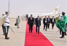 Après avoir assisté à l'investiture de Ould Tah Ould Ghazouani retourne à Nouakchott