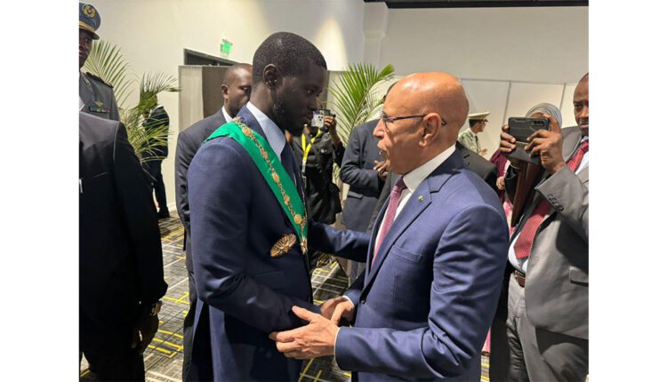 Son Excellence Monsieur Bassirou Diomaye Diakhar Faye entame, ce jeudi, 18 avril, une visite d’amitié et de travail en Mauritanie