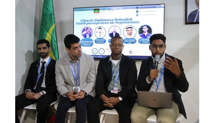Bakou : Le collectif des jeunes de la Mauritanie Organise un séminaire sur le rôle de la jeunesse dans les négociations sur le climat