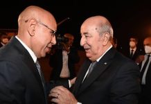 Ghazouani présente ses condoléances à Tebboune pour le décès de l'ancien président algérien Liamine Zeroual