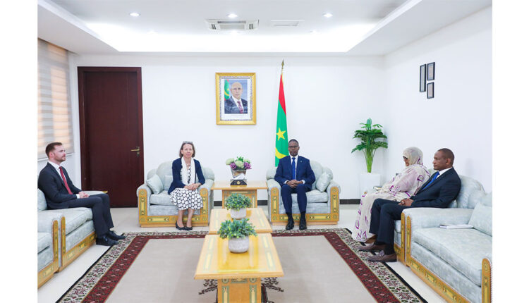 Nouakchott : Ould Bilal rencontre l’ambassadrice d’Allemagne