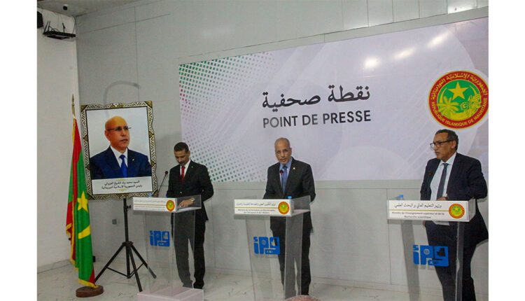 Nouakchott : Organisation d’un point de presse après la tenue du conseil du ministre