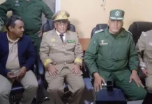 Le chef d'état-major de la gendarmerie nationale visite les postes du Guidimaka