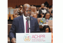 Une délégation de la CNDH présente le dossier des deux députées emprisonnées devant la Commission africaine