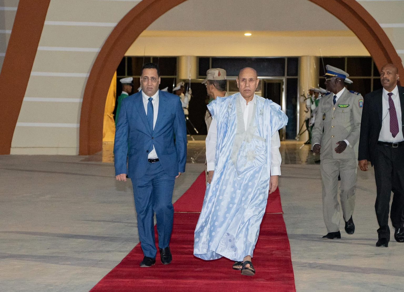 Ghazwani revient à Nouakchott depuis la ville historique de Chinguiti