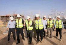 Le ministre de l'Énergie inspecte l'atelier de construction de la nouvelle centrale électrique d'une capacité de 72 mégawatts