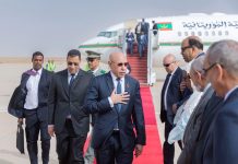 Ghazwani revient de Guinée équatoriale à Nouakchott