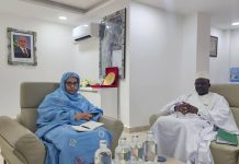 Le ministre de l'environnement discute de la mise en œuvre des programmes de restauration des terres dégradées avec le secrétaire exécutif de la Muraille verte d'Afrique