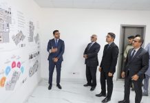 Nouakchott : Le Ministre de la Promotion de la Jeunesse visite la « Fenêtre de l'Entrepreneuriat » en cours de construction
