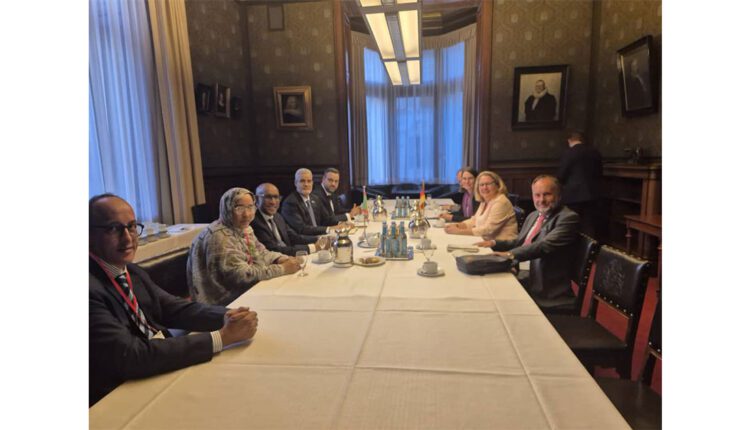 Hambourg : Le ministre de l’Économie et la ministre allemande de la Coopération économique et du Développement discutent des relations de coopération entre la Mauritanie et la république fédérale d’Allemagne