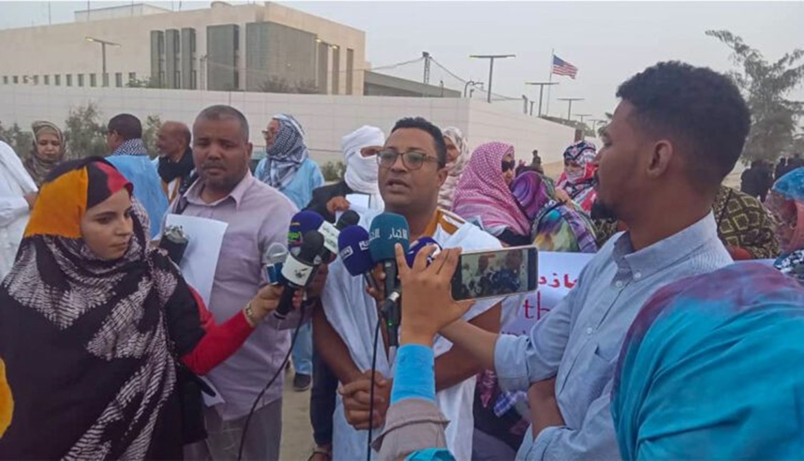 Organisation d’une manifestation de solidarité avec le peuple palestinien à Nouakchott