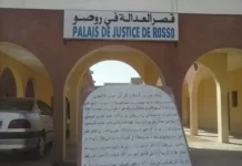 Le tribunal de Rosso rend des jugements contre des étrangers et des Mauritaniens impliqués dans le trafic de haschisch