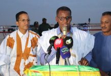 Clôture des courses de chameaux à Nouakchott dans le cadre des célébrations du 65e anniversaire de l'indépendance