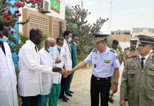 Le directeur général de la sécurité inspecte le centre de santé de la police nationale